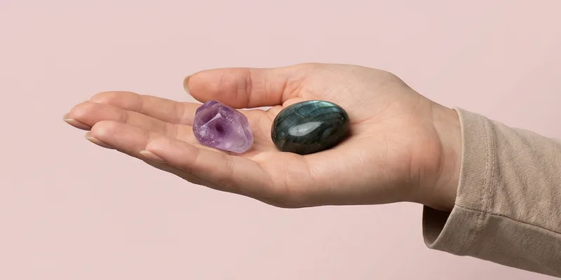 Amethyst and Labradorite Together — Benefits & How to Use crystal combination