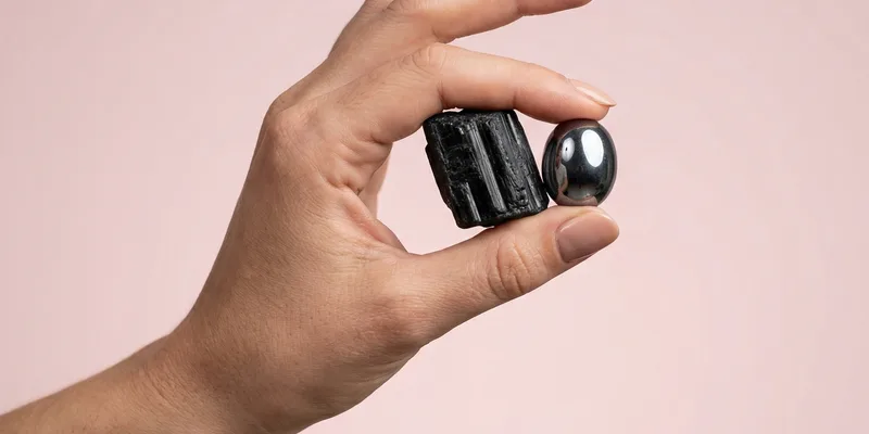 Black Tourmaline and Hematite Together — Benefits & How to Use crystal combination