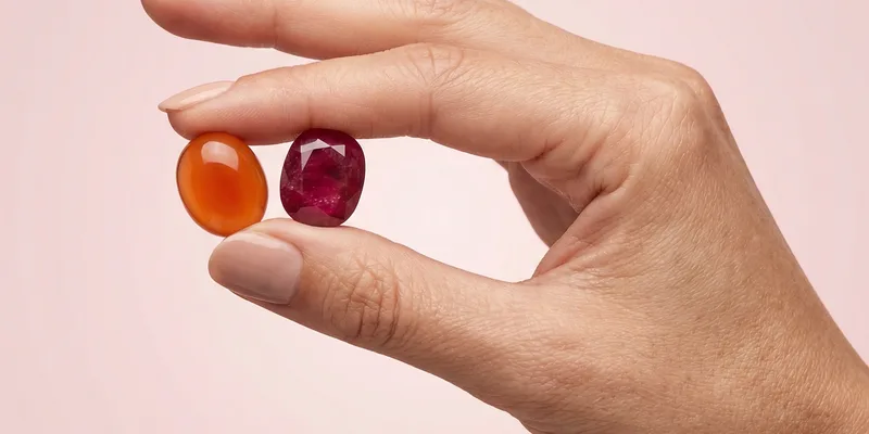 Carnelian and Ruby Together: The Fire Duo crystal combination