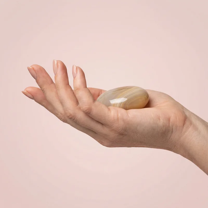 Agate Palm Stone - agate crystal
