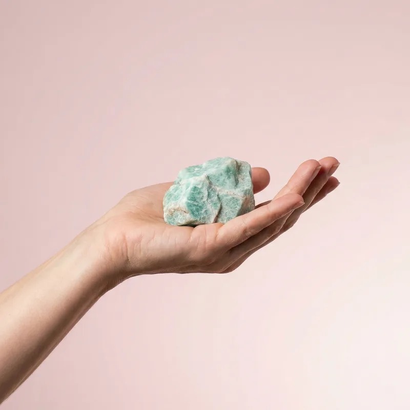Amazonite Raw Piece - amazonite crystal