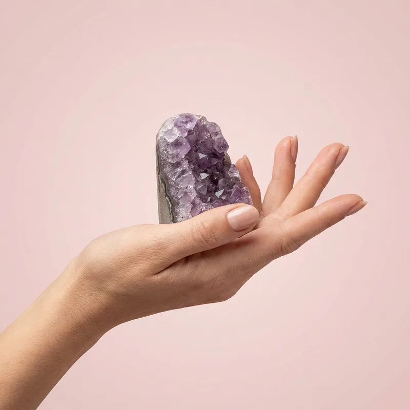 Amethyst Bookends - amethyst crystal