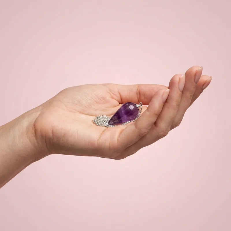 Amethyst Pendulum - Amethyst crystal