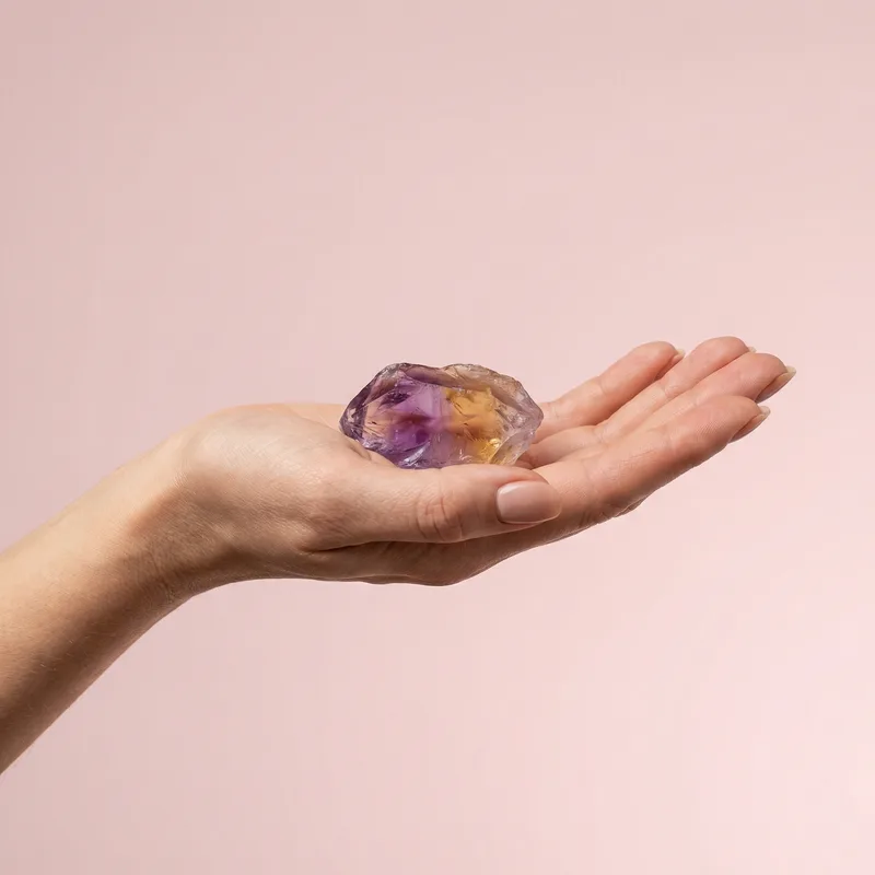 Ametrine Raw Piece - ametrine crystal