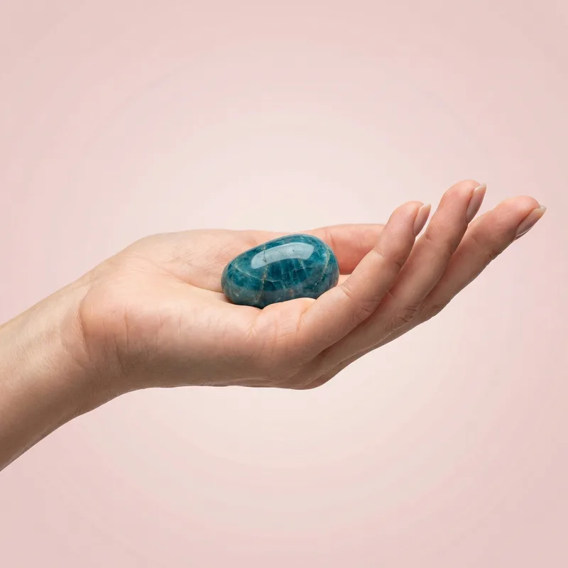 Apatite Tumbled Stone - apatite crystal