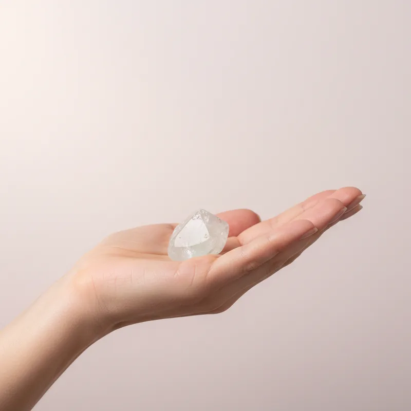 Apophyllite Tumbled Stone - apophyllite crystal