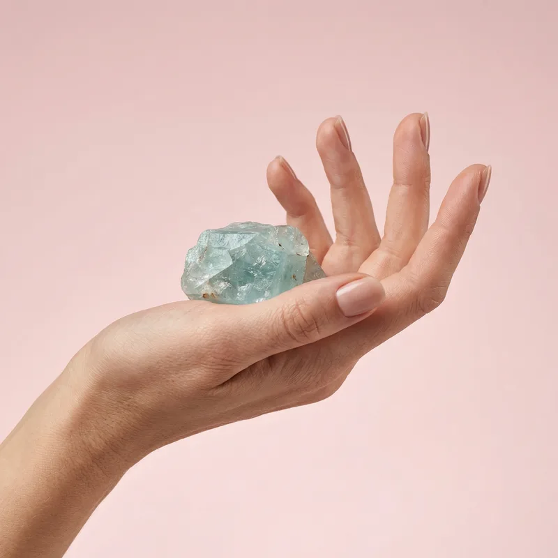 Aquamarine Raw Piece - aquamarine crystal