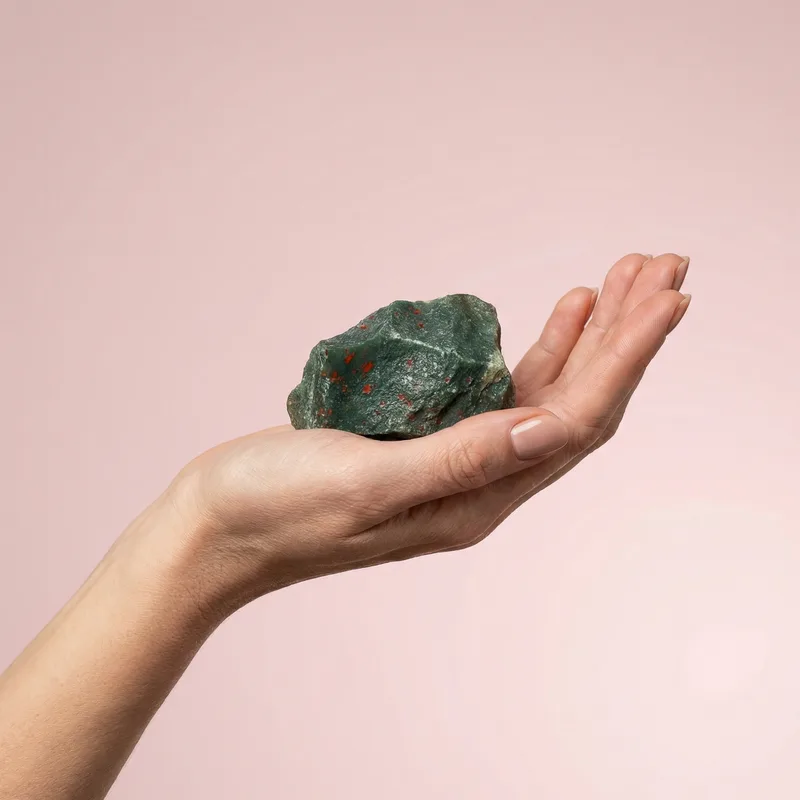 Bloodstone Raw Piece - bloodstone crystal