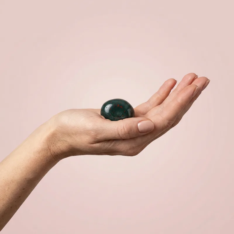 Bloodstone Tumbled Stone - bloodstone crystal