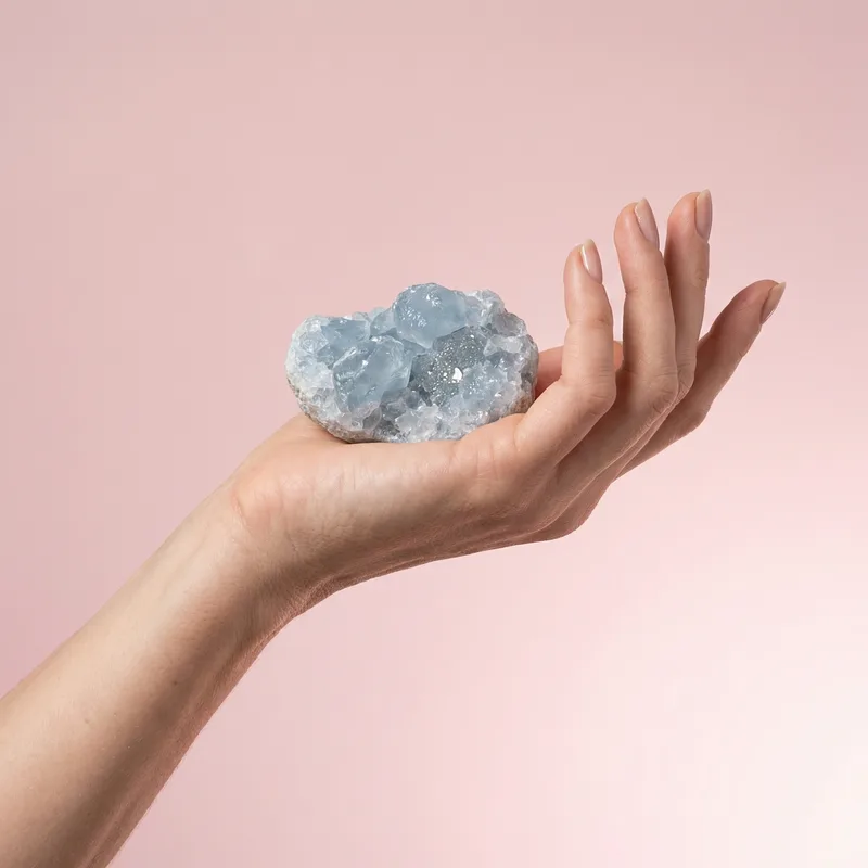 Celestite Raw Piece - celestite crystal