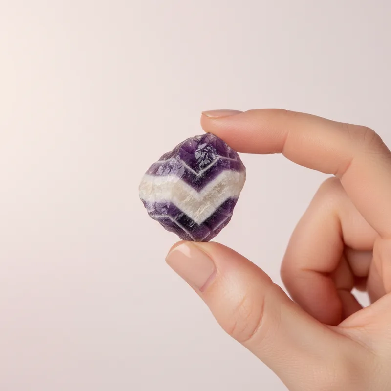 Chevron Amethyst Raw Piece - chevron amethyst crystal
