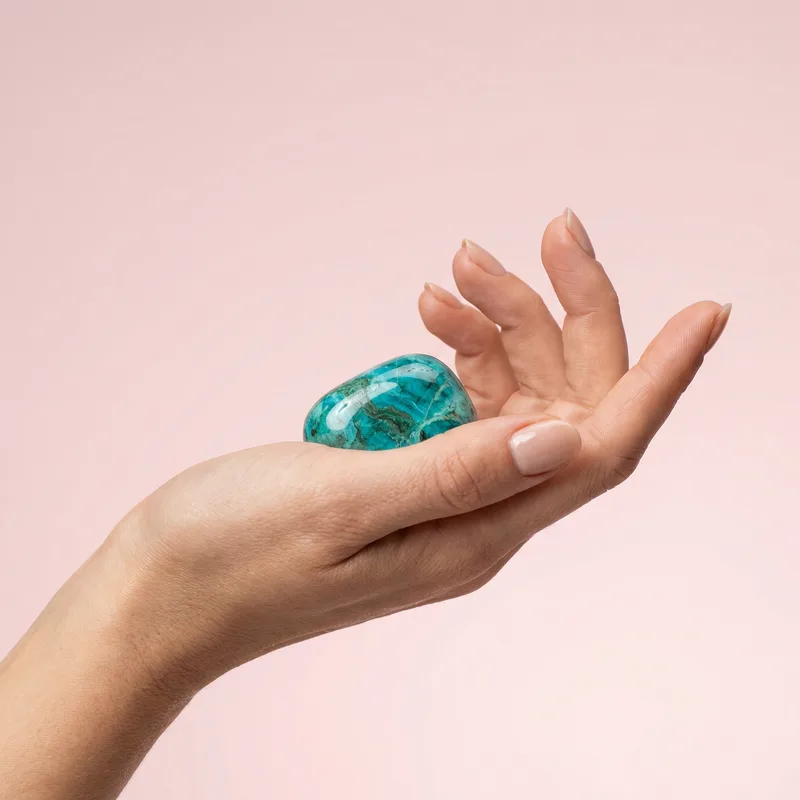 Chrysocolla Tumbled Stone - chrysocolla crystal