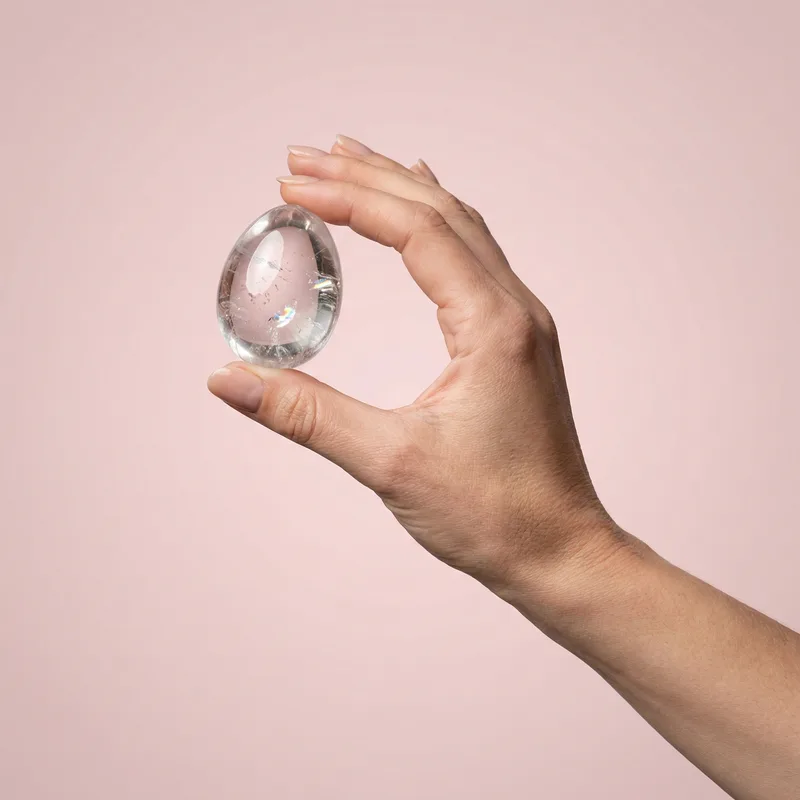 Clear Quartz Egg - clear quartz crystal
