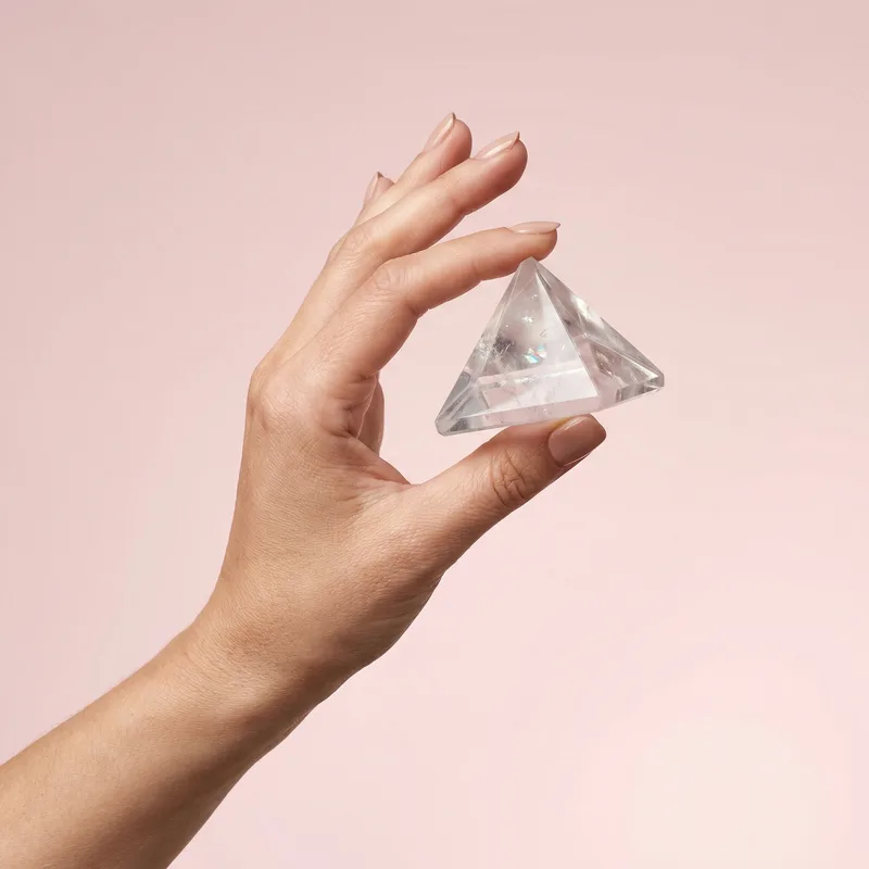 Clear Quartz Pyramid - clear quartz crystal