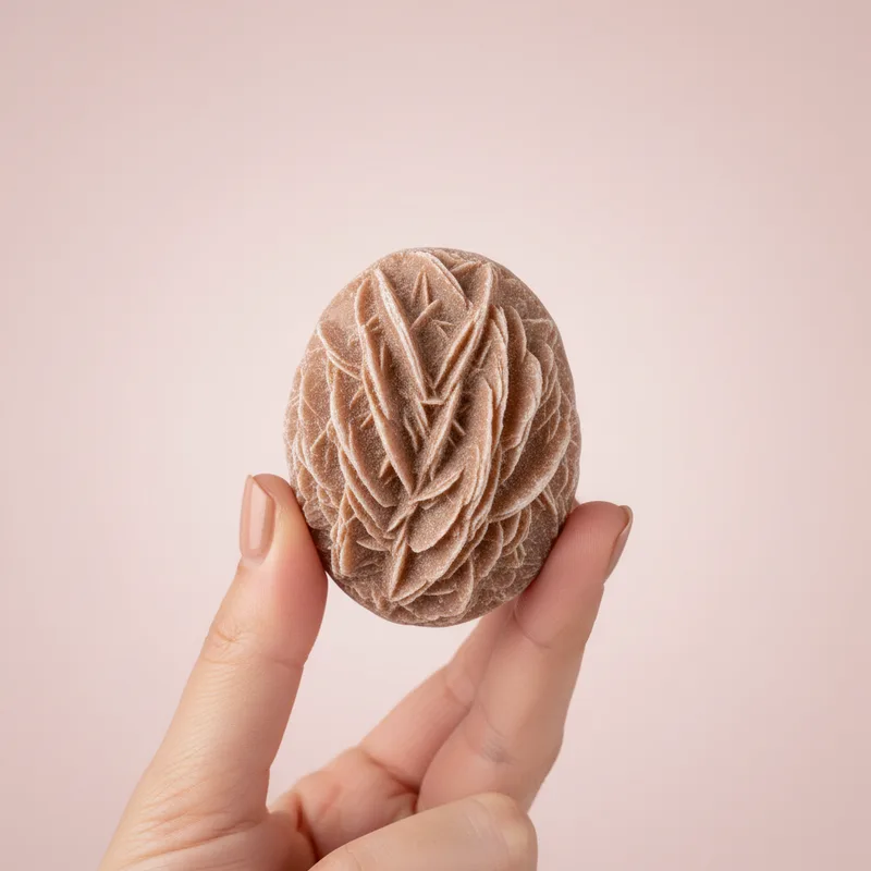 Desert Rose Palm Stone - desert rose crystal
