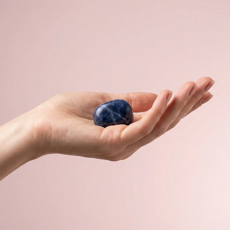 Dumortierite Tumbled Stone - dumortierite crystal