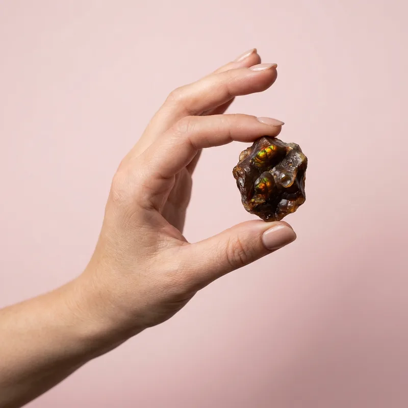 Fire Agate Raw Piece - fire agate crystal