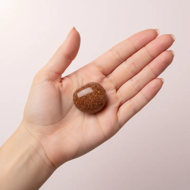 Goldstone Tumbled Stone - goldstone crystal