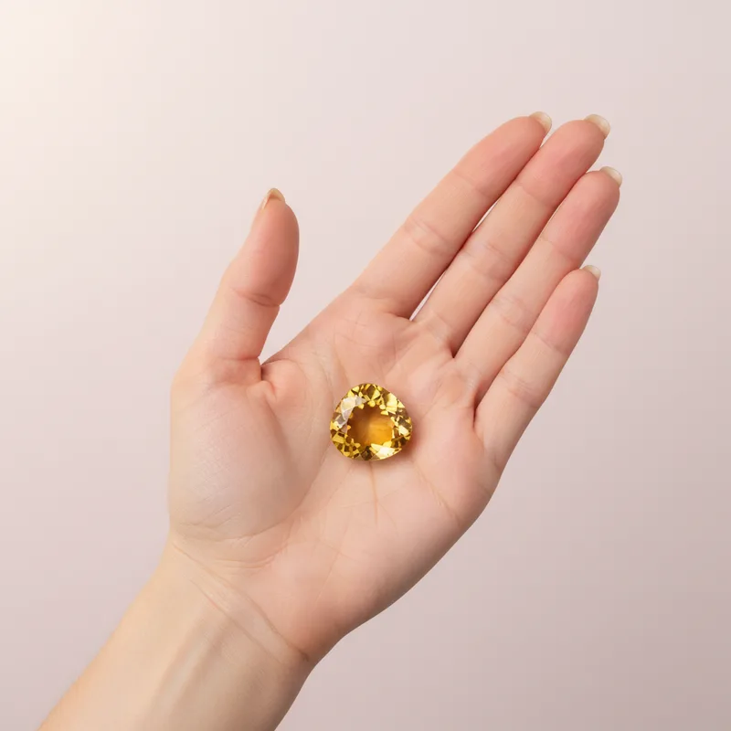 Heliodor Tumbled Stone - heliodor crystal