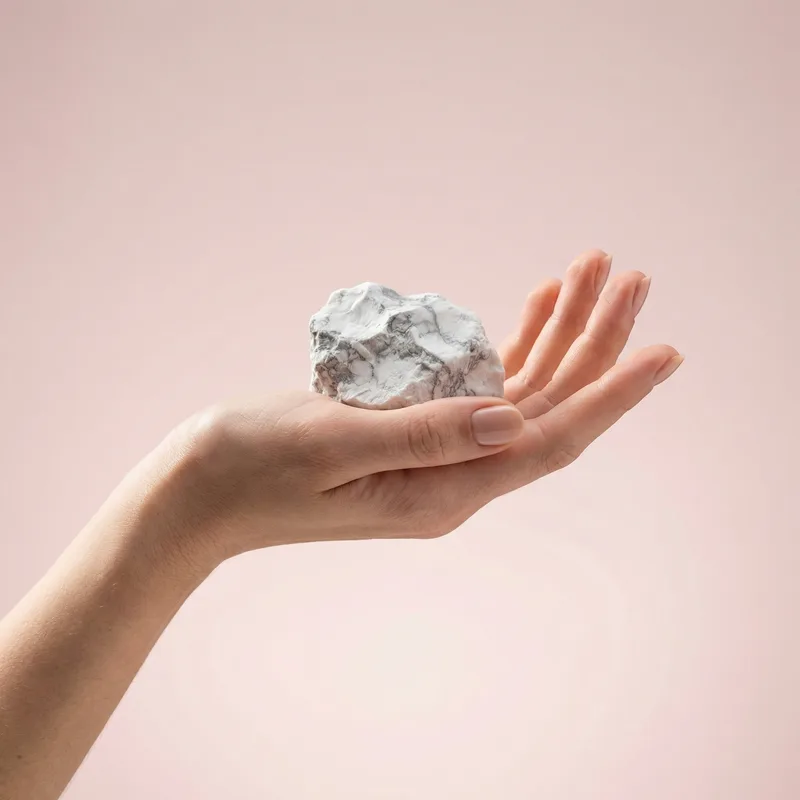 Howlite Raw Piece - howlite crystal