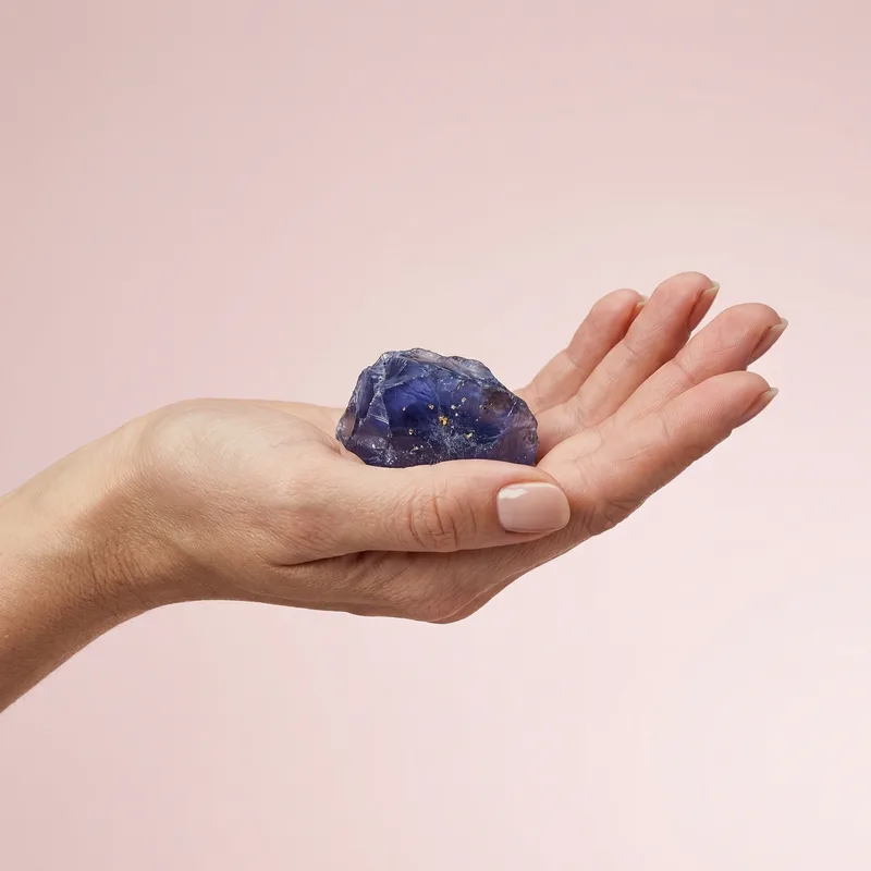 Iolite Raw Piece - iolite crystal