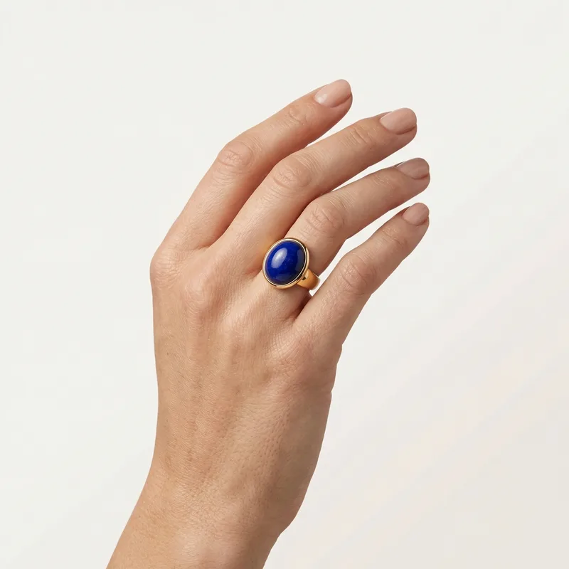 Lapis Lazuli Ring - lapis lazuli crystal
