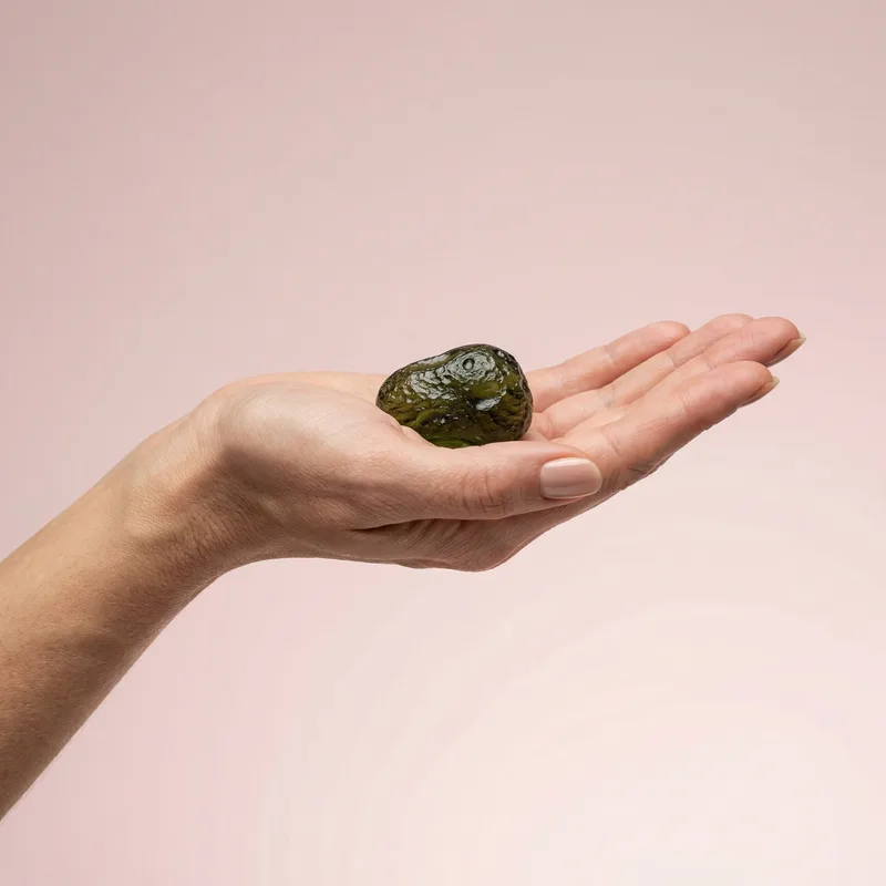 Moldavite Chip - moldavite crystal