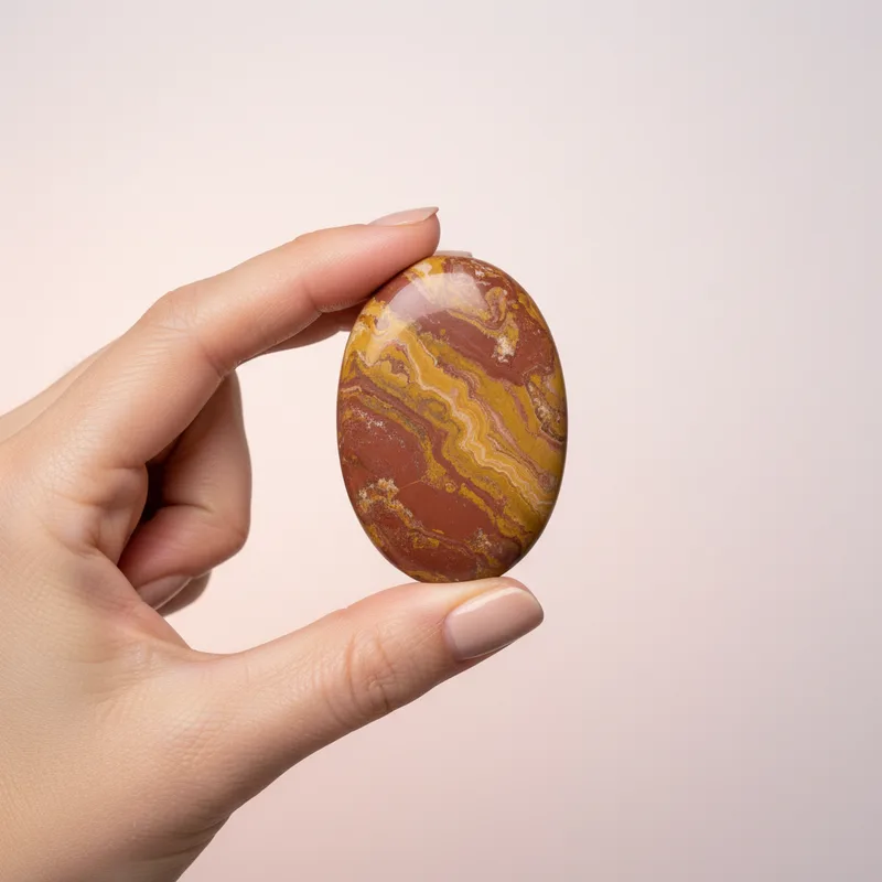 Mookaite Palm Stone - mookaite crystal