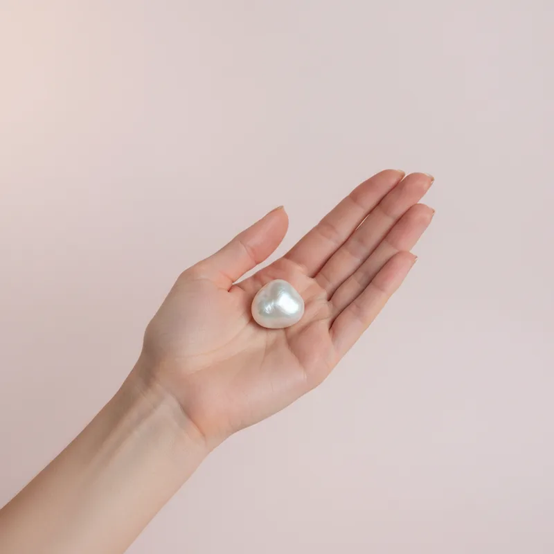 Mother of Pearl Tumbled Stone - mother of pearl crystal