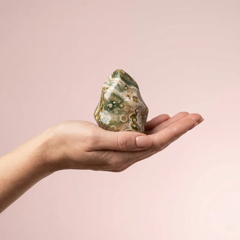 Ocean Jasper Freeform - ocean jasper crystal