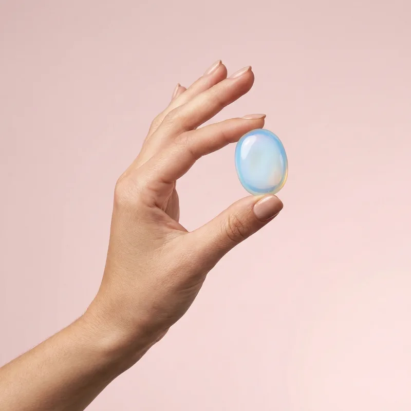 Opalite Palm Stone - opalite crystal