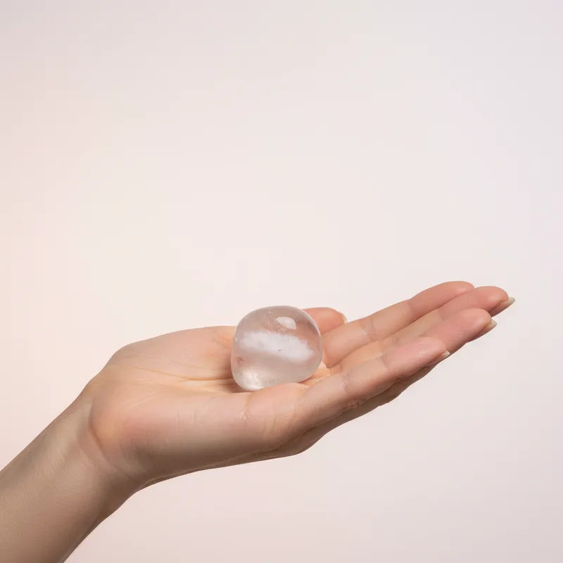 Phantom Quartz Tumbled Stone - phantom quartz crystal