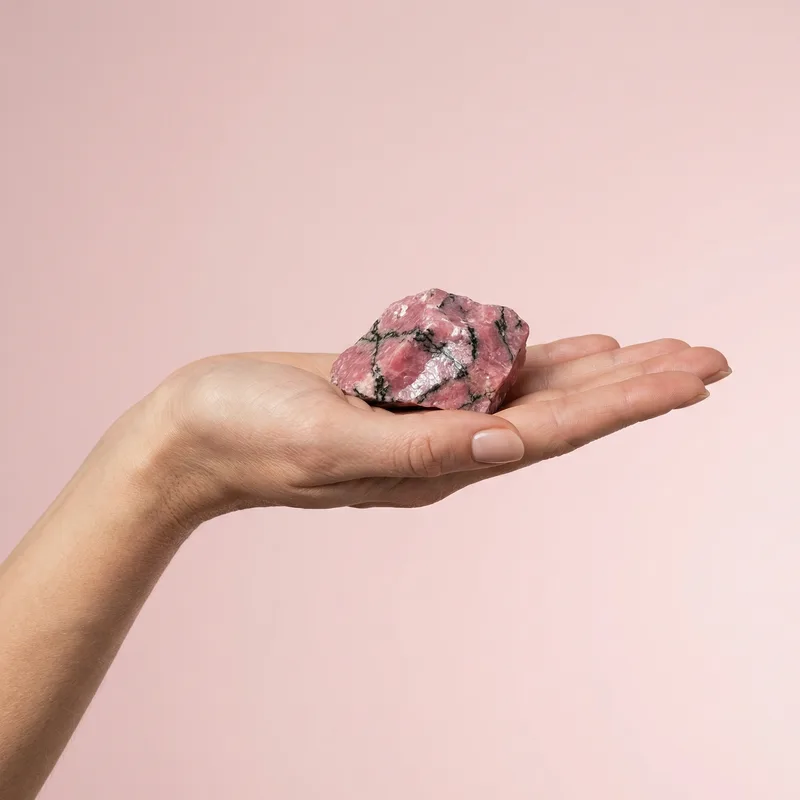Rhodonite Raw Piece - rhodonite crystal