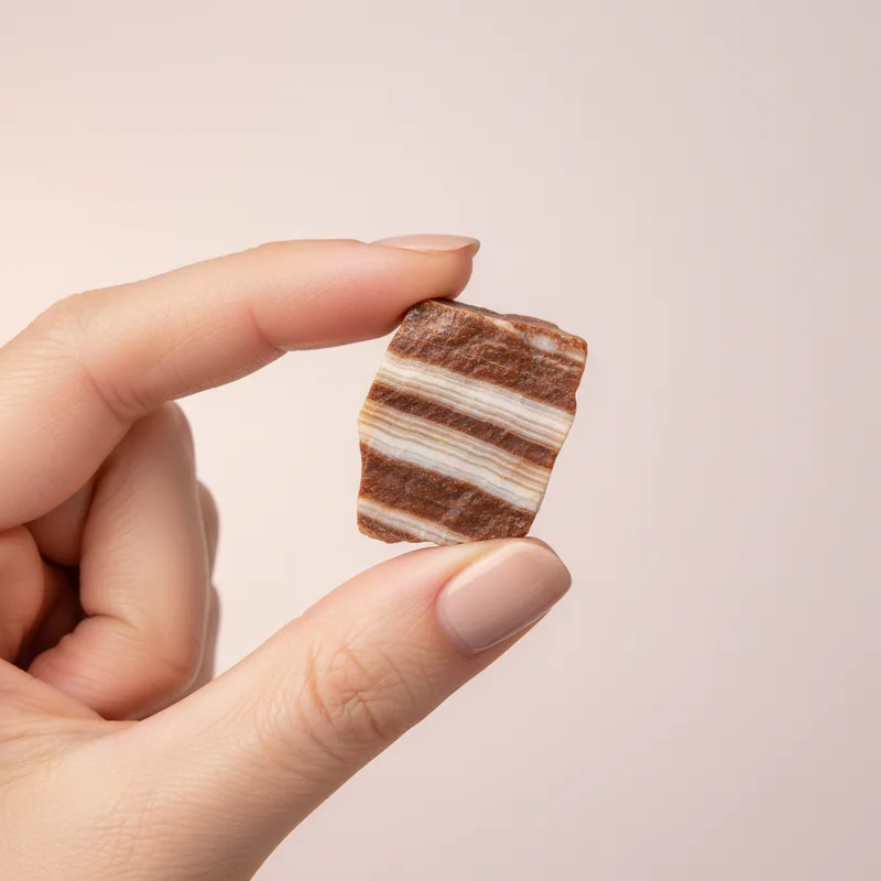 Sardonyx Raw Piece - sardonyx crystal