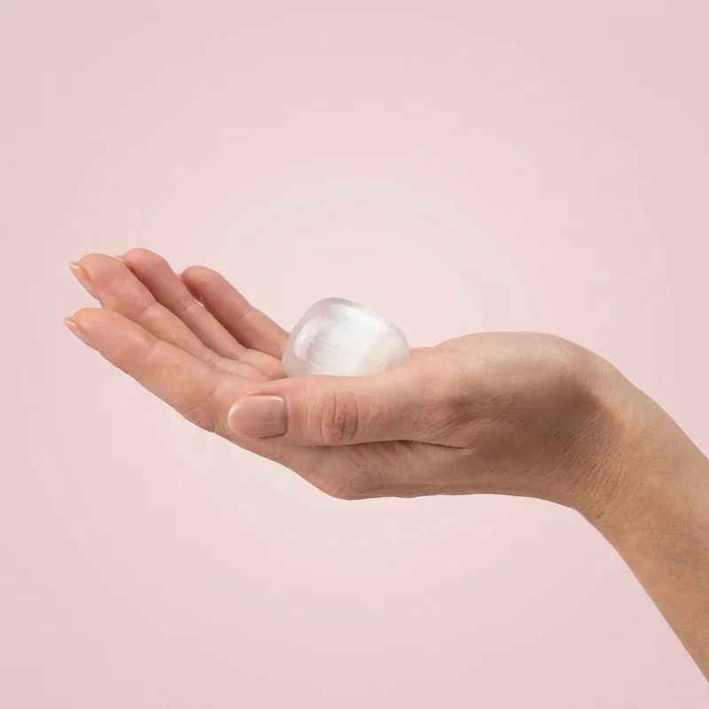 Scolecite Tumbled Stone - scolecite crystal