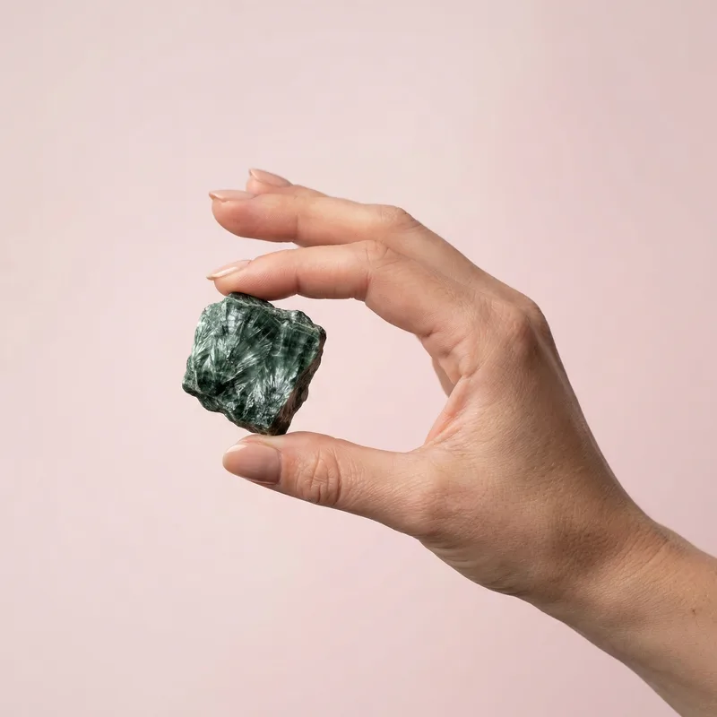 Seraphinite Raw Piece - seraphinite crystal