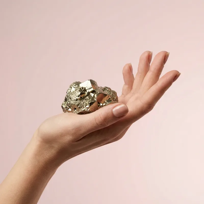 Pyrite crystal — pairs well with Tiger's Eye