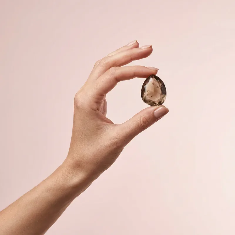 Smoky Quartz crystal — pairs well with Apache Tear