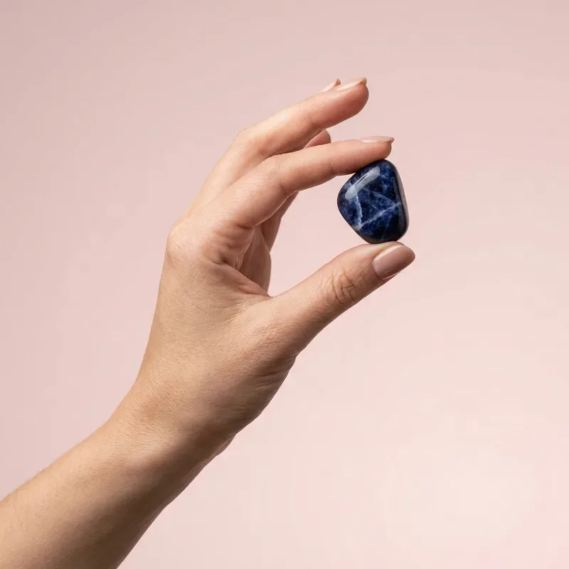 Sodalite crystal — pairs well with Amazonite